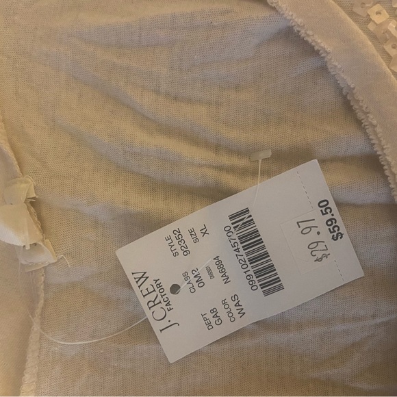 J Crew Sequin Tank Tops Set - Olive Green, Beige, Navy Blue and Oatmeal Size XL - Picture 7 of 14